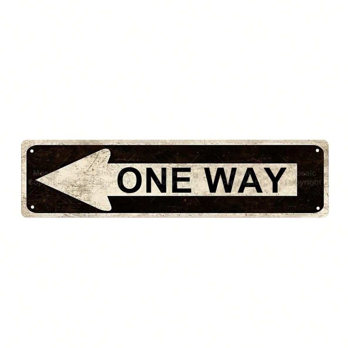 

American USA Tin Plate Sign Vintage Metal Plate Number License Antique Retro Warning California West Coast Hawaii Oneway [ALOHAMONI] (Sign 1 40x10)