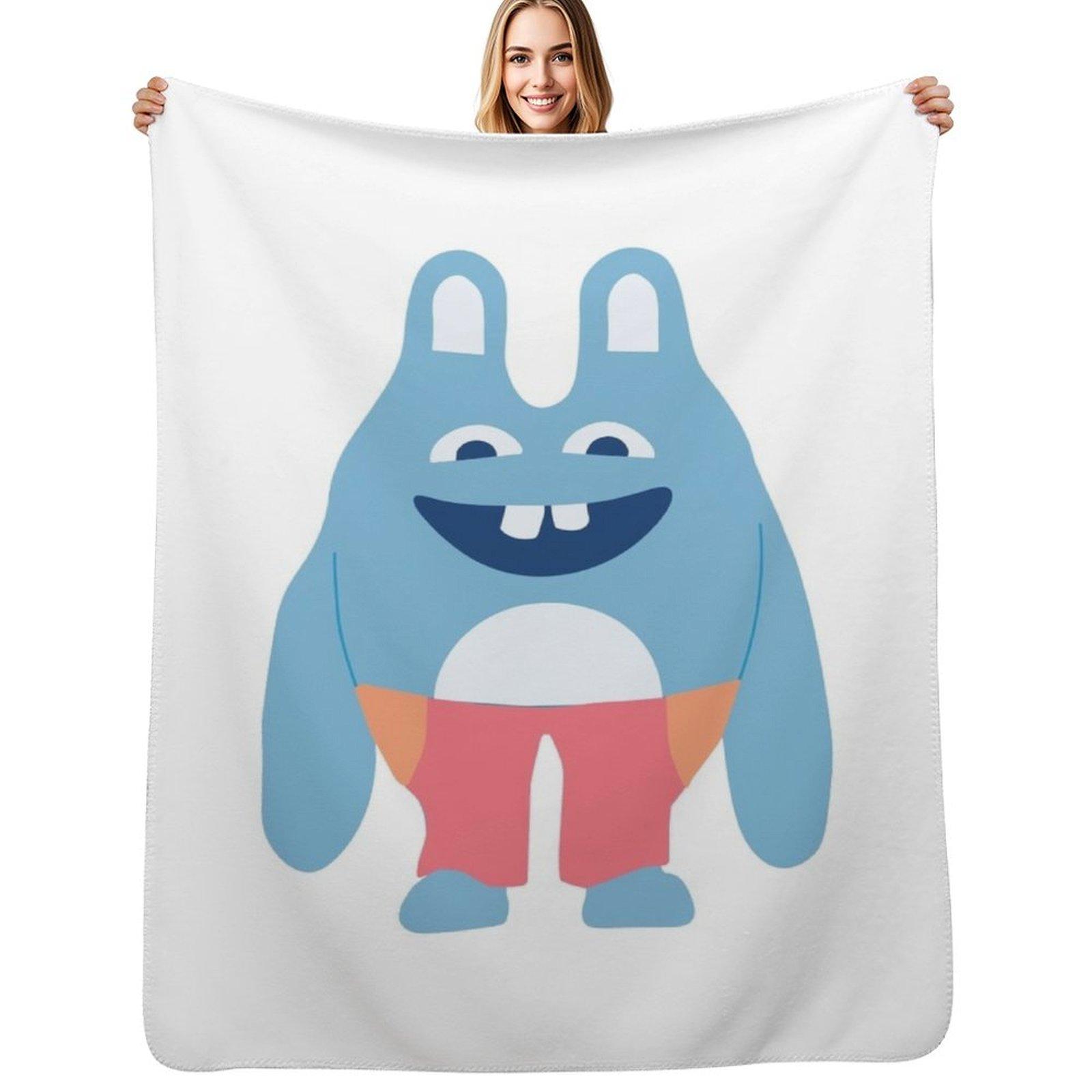 

Bingo Bronson Throw Blanket Compact Warm Blanket for Car Road Trip 102x76cm(40x30in)