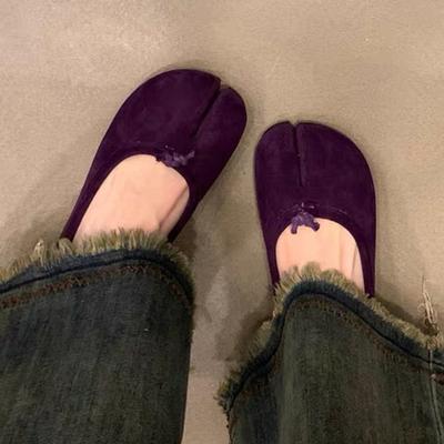 Fashion Flats Women Suede Shoes Shallow Casual Designer Sandals Autumn 2024 Walking Dress Cozy Loafers Shoes Brand New Female Zapatos
