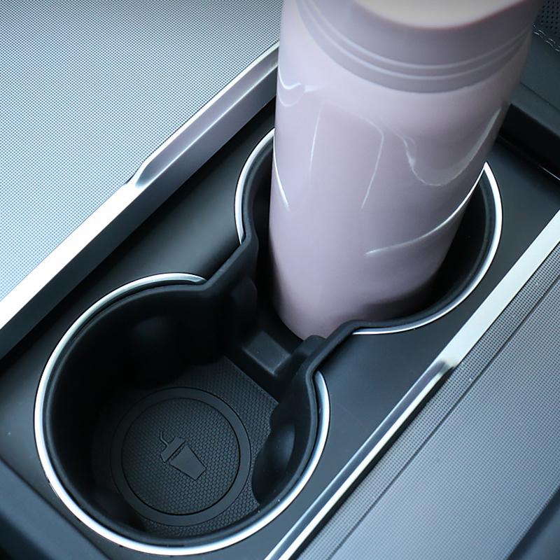 for Tesla Model Y L YL 2026 Center Console Storage Box Armrest Box Organizer Tray Model Y Juniper 2025 TPE Bottle Cup Holder