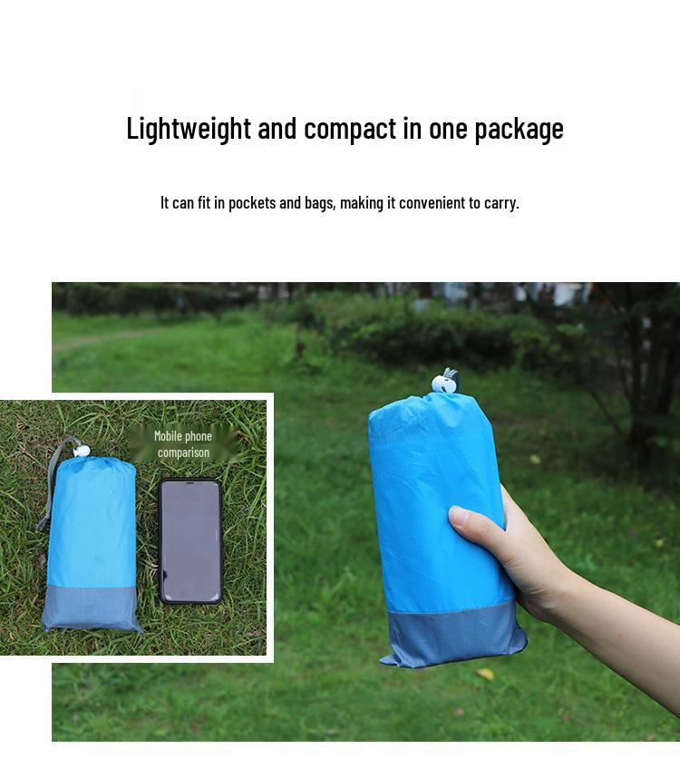 Lightweight Waterproof Portable Foldable Picnic & Beach Mat with Nylon Bag