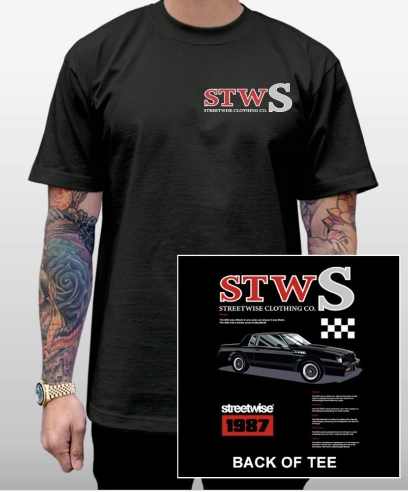 

Streetwise 1987 STWS Graphic T-Shirt Black M-L-XL-2XL-3XL wbr/ -4XL-5XL Unisex T-Shirt XXXXL