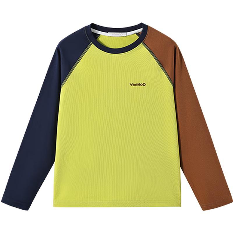 YEEHOO Boys  Color-block Long Sleeve T-Shirt 170