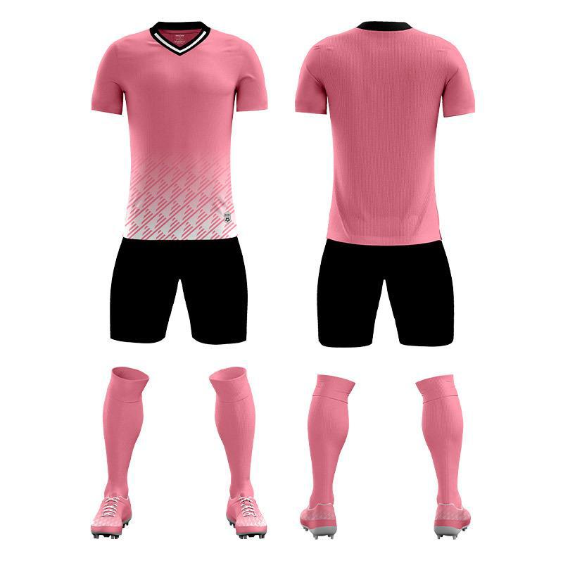 Children'S Football Uniform Set, Male And Female Adult Sports Training Clothing, Short Sleeve Middle Football Uniform