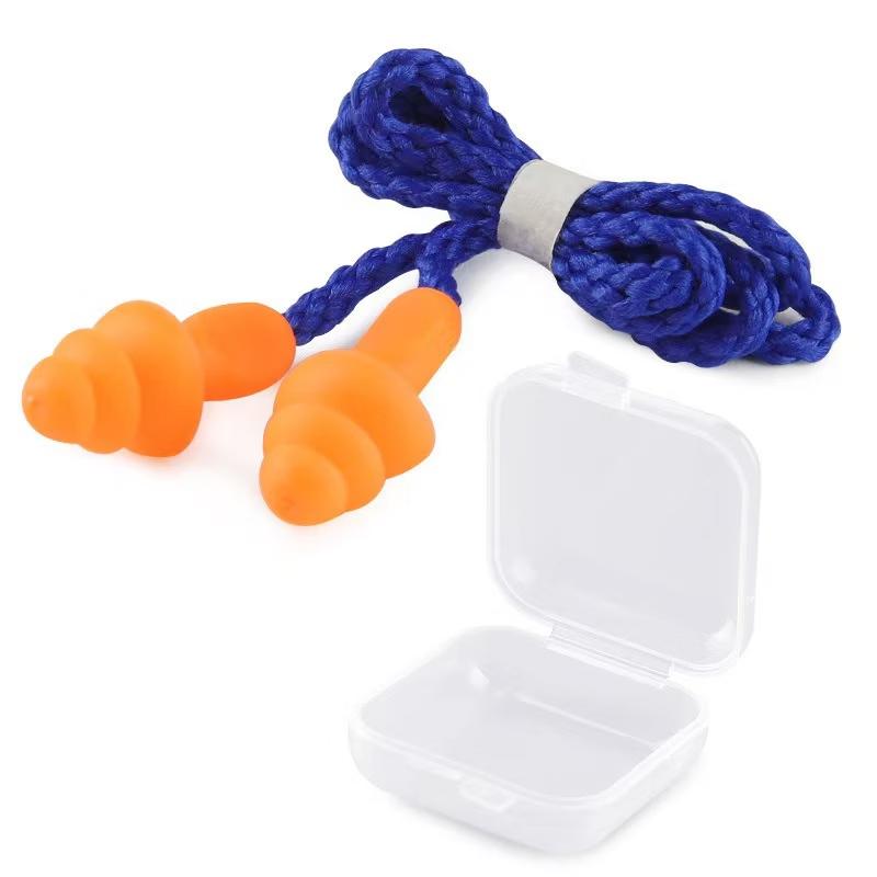 DAXTE Christmas Tree Shape Corded Noise-Cancelling Earplugs