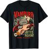 Vampurr Bites Again! Funny Cat Halloween Vintage Graphic T-Shirt