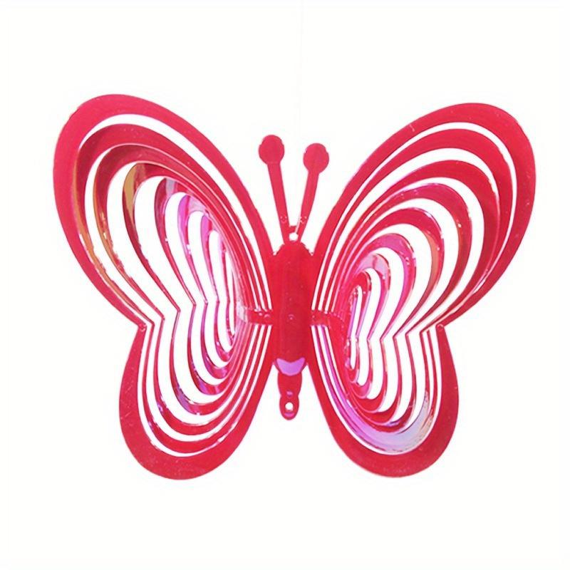 

Избиение искусства бабочка ветер Spinner двор искусство колокольчики балкон открытый сад украшения орнамент Ловец снов красный