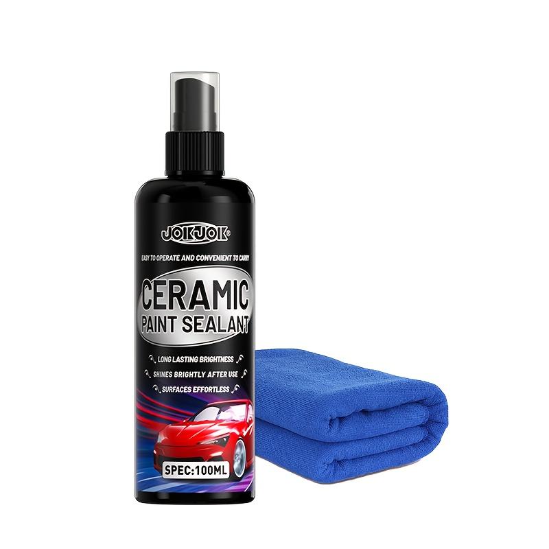 

Спрей для покрытия поверхности автомобильной краски:Супер водоотталкивающая формула, спрей-герметик и покрытие для детализации автомобиля, усиливающий блеск поверхности краски чёрный