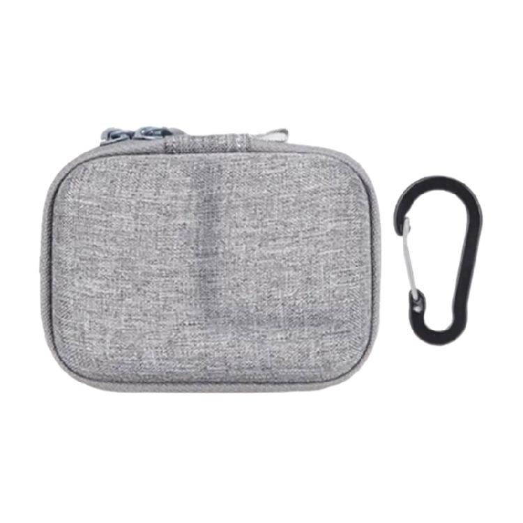 Waterproof Action Camera Storage Bag With Detachable Mounting Straps for Action5 /4/3 Travel Sports Equipment серый