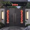 Spring Festival Couplets Chinese New Year  Decoraitons Door Window Couplets Stickers Horse Year Home Decoraitons