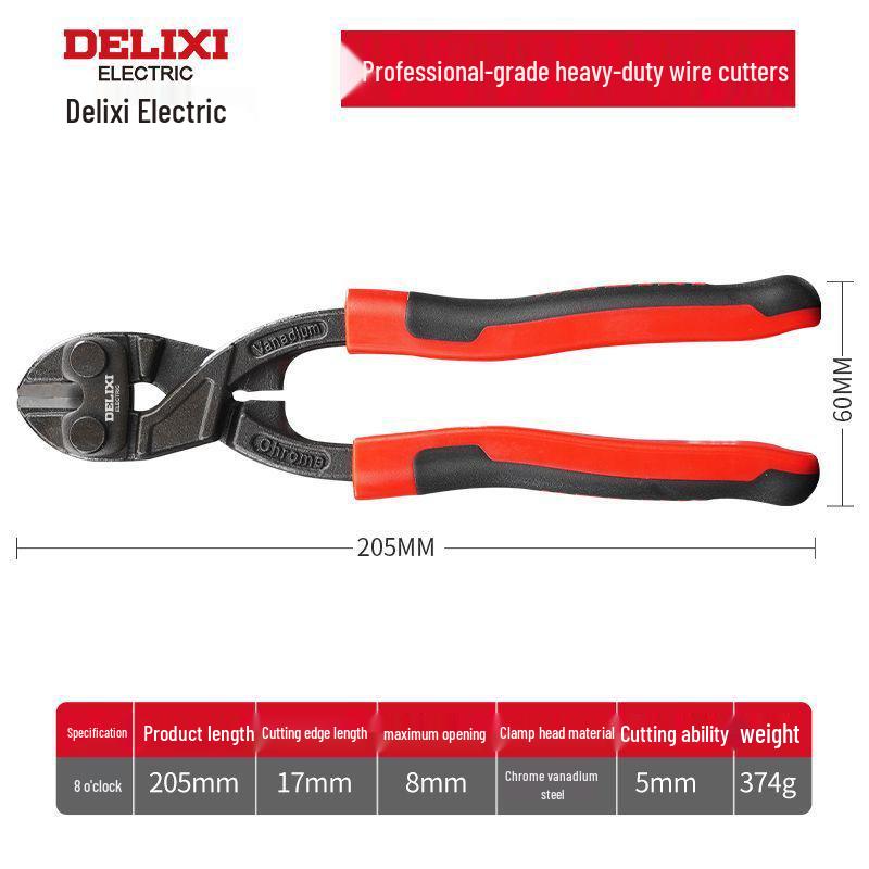 Multifunctional High-Leverage Wire, Rebar & Iron Cutters with Labor-Saving Scissors and Pliers