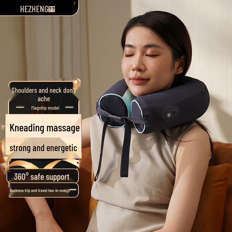 Hozen Portable U-shaped Neck Massager Pillow
