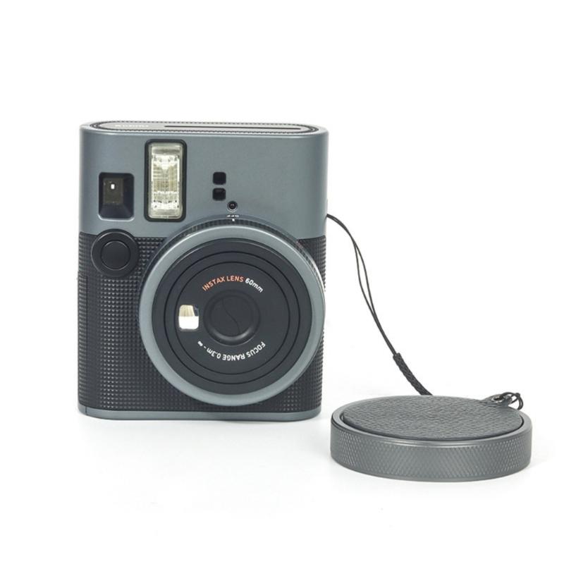 Secures Fit Lens Caps Detachable AntiLoss Cord Easy Clean for Mini41 Cameras Lens Cover Adhesive Backing Design