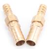 Brass Fitting Hose Barb Tail Reducer Reducing Plug Connector(10mm 12mm 2pcs )