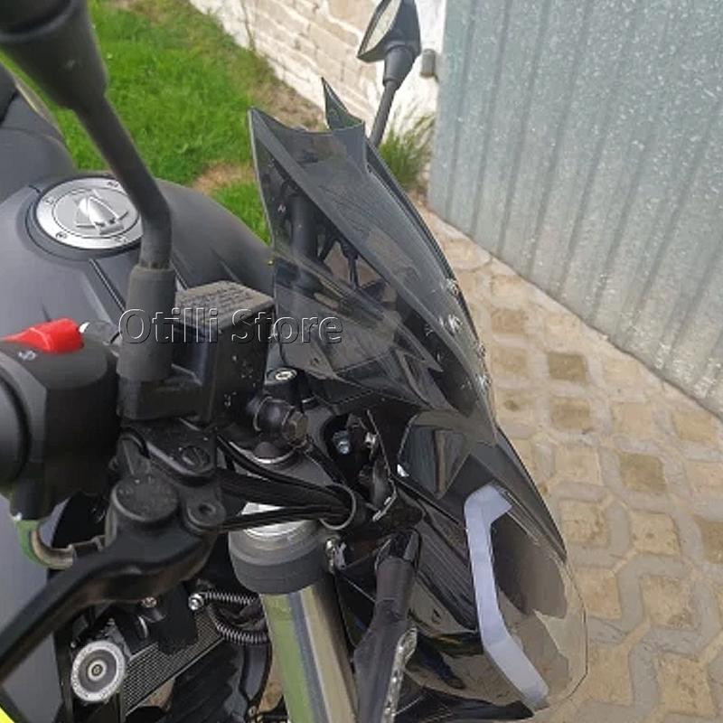 New Motorcycle Accessories Windshield Windscreen Wind Shield Deflectore For KEEWAY RKF 125 RKF125 2018 2019 2020 2021 2022