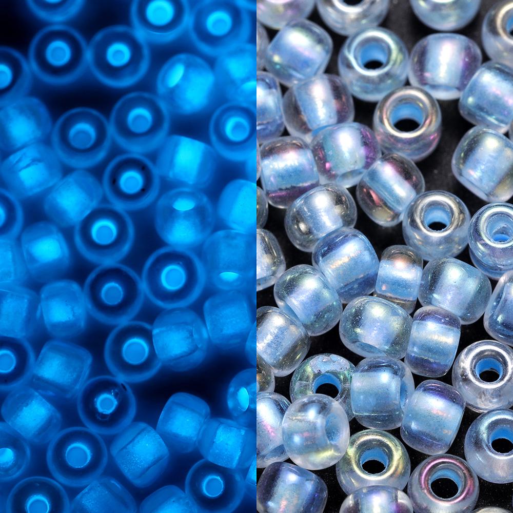 600Pcs/Lot 3mm Colorful Luminous Beads Glass Seed Loose Spacer Beads for DIY Earrings Necklace Bracelet Jewelry Accessories