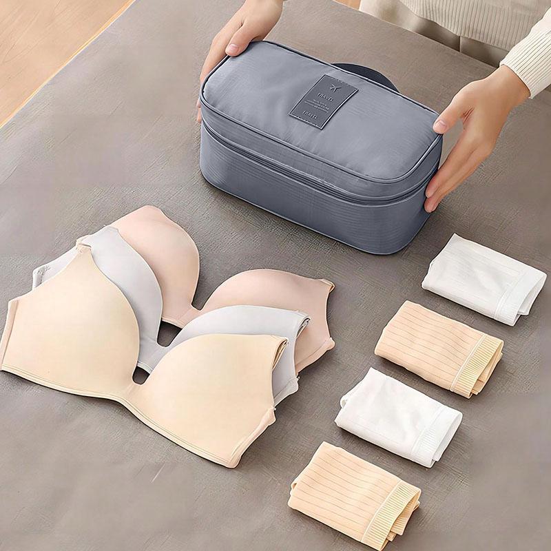 Women's Waterproof Travel Underwear Storage Bag Portable Clothing Pants Bra Organizer Socks Packing Cube Female Girl's Bra Bag