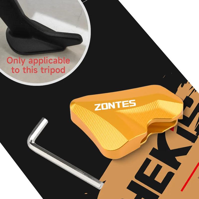 Chekis Is Suitable for Zontes 368g 501g Motorcycle Modification Accessories, Side Support Enlarged Base, Side Tripod Enlarged Pa