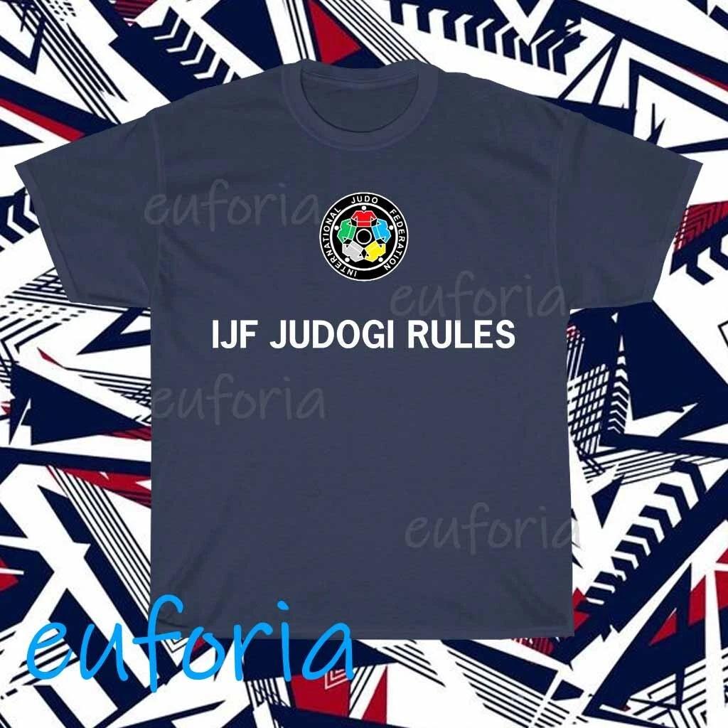 Новая футболка с логотипом Международной федерации дзюдо IJF, забавная, размеры от S до 5XL XXXXL