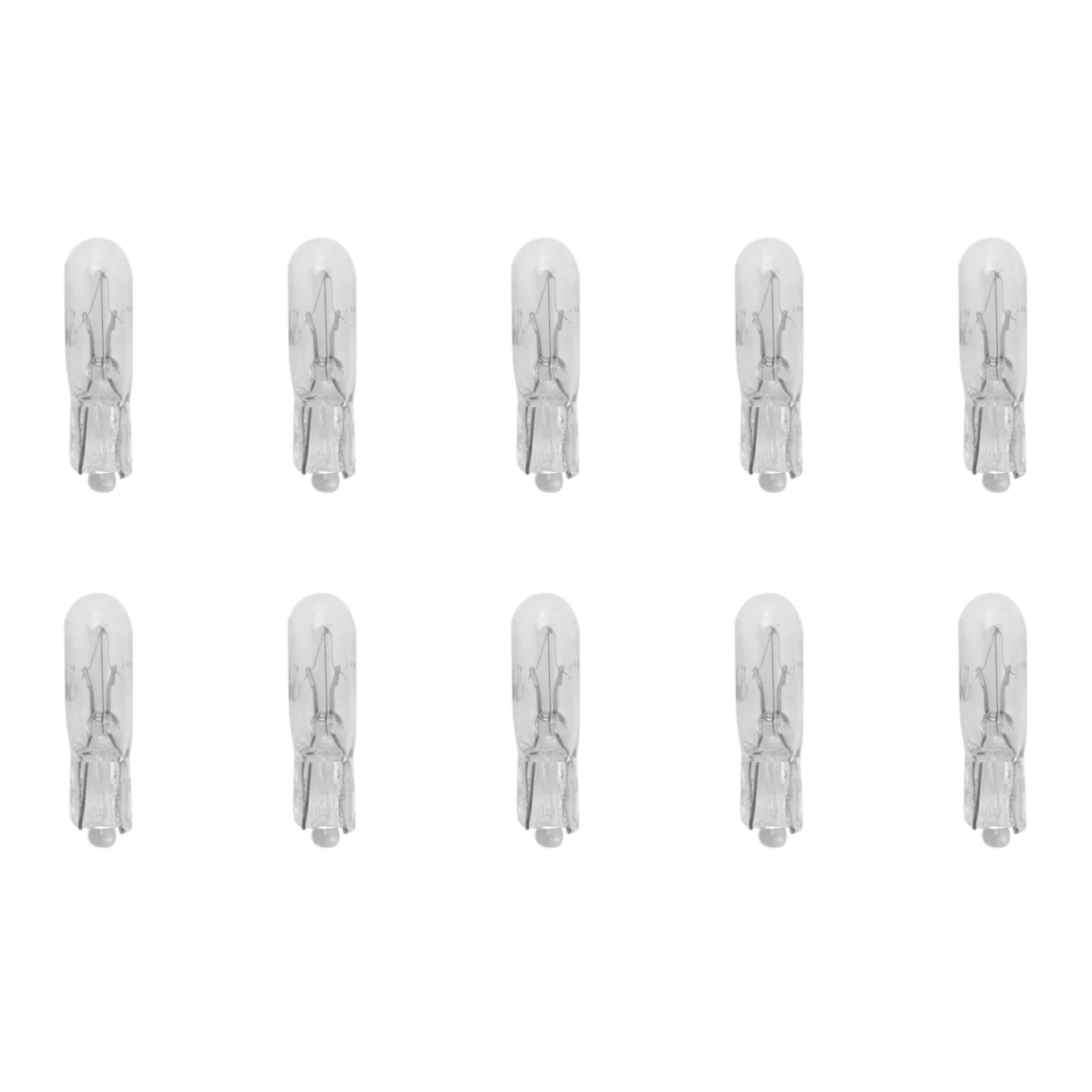 

10pcs T5 17 86 206 286 Halogen Bulb Car Instrument белый
