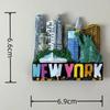 America Fridge Magnetic Stickers Washington D.C. Tourist Souvenirs Fridge Magnets Home Decor Wedding Gifts Photo Wall Stickers