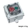 IP67 Waterproof Safety Stop Push Button Switch Box For Outdoor Industrial Control Shutdown Plastic Electrical Switch
