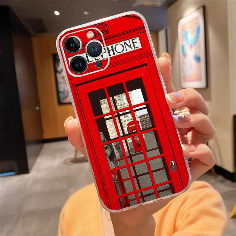 London aesthetics Phone Case Carcasa Funda For iPhone 17 Pro Max Air 16 15 14 13 Pro Max 15 16 Pro 15Plus Case
