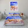 Starfish And Shells On Beach Printed Duvet Cover Set1 Duvet Cover+2 Pillowcasemulti Size Bedroom Bedding Decor Luxury Gifts