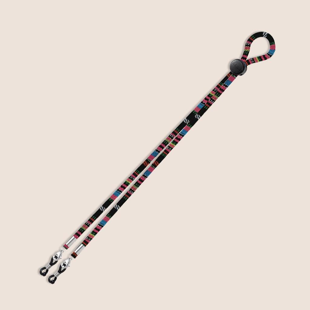 Ethnic Round Button Adjustable Anti-slip Eyeglass Retainer Strap