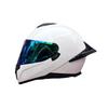 Full Helmet Double Mirror Helmet Men's Four Seasons Universal Hard Hat Female Knight Locomotive Double Lenses