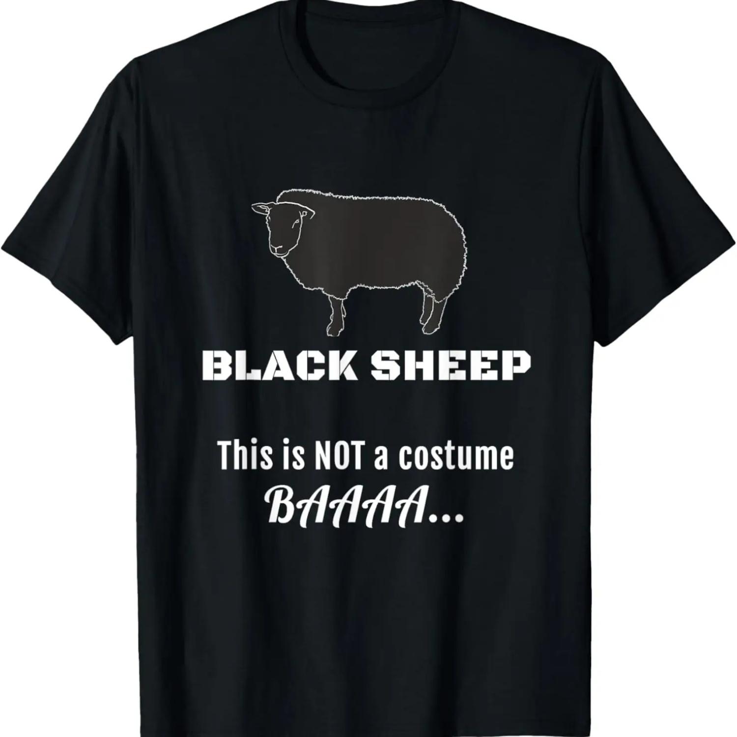 

This is not a Costume, Funny Black Sheep T shirt, Dk S чёрный