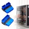Desktop Motherboards USB3.2 GEN1 19Pin/20Pin Sockets 90 degrees Turn Elbow Adapter