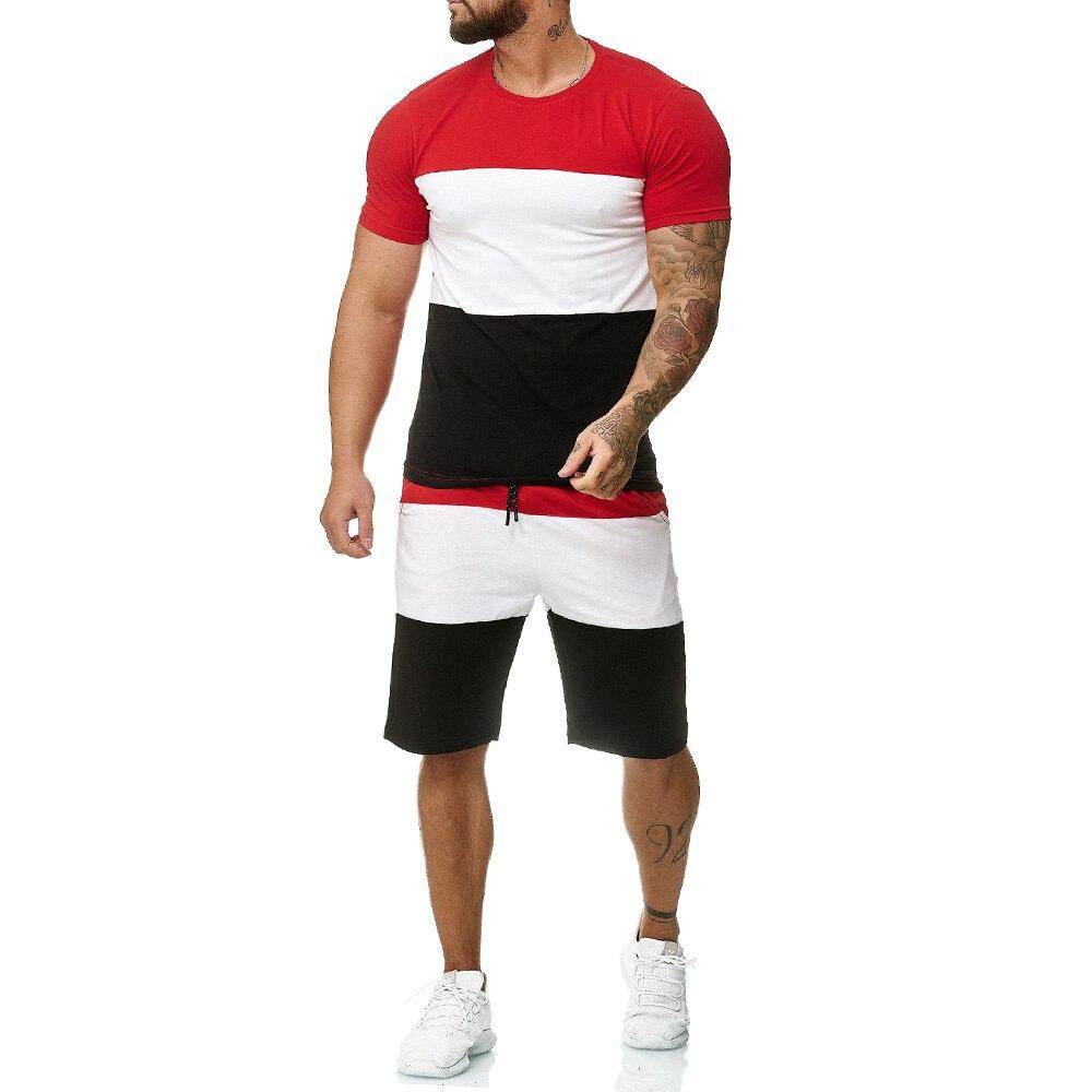 2 Piece Outfit Jogger Set Stripe Print 