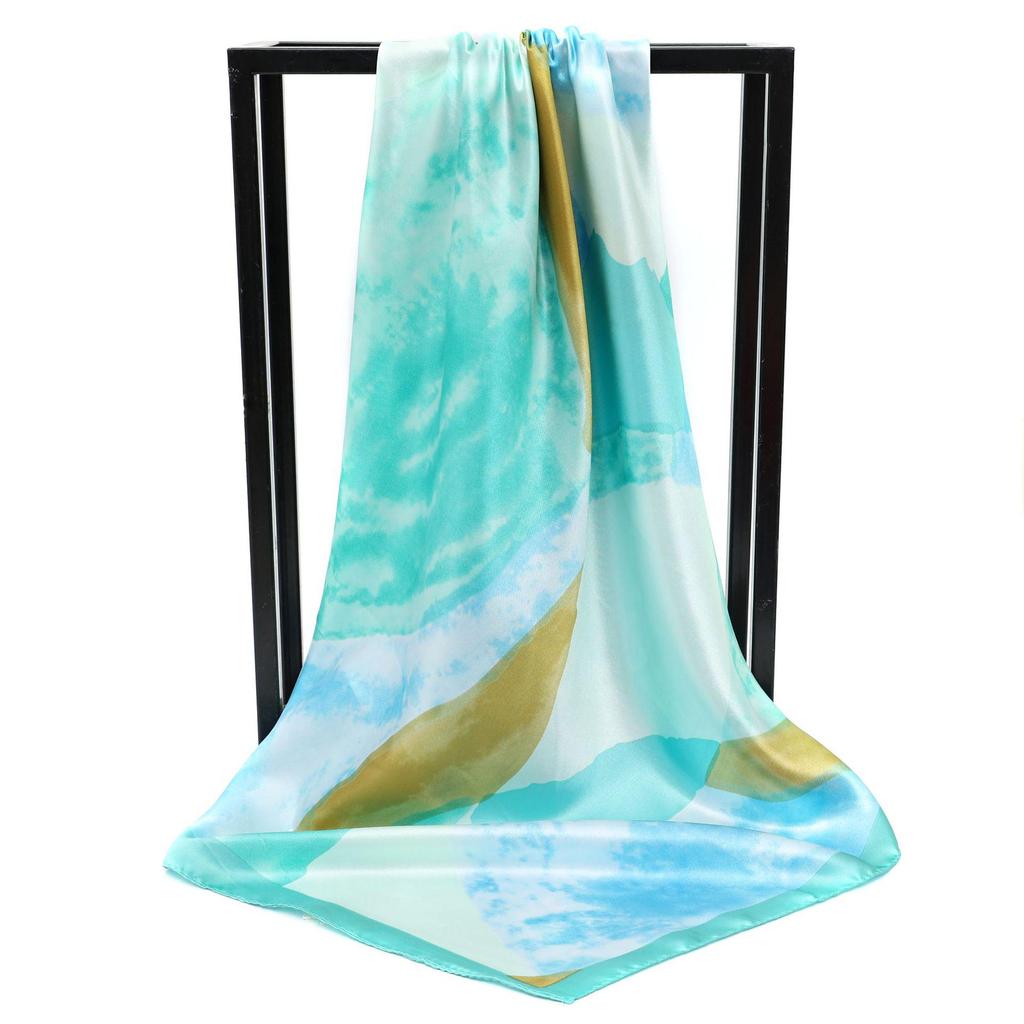 Long Silk Scarf for Women - Versatile Winter/Autumn Style Neckerchief, Fashionable and New 2021 Trend