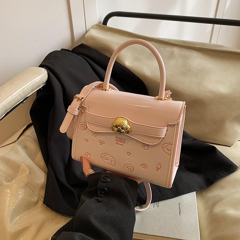 Popular small bag women's new high-end versatile messenger bag summer handbag small square bag