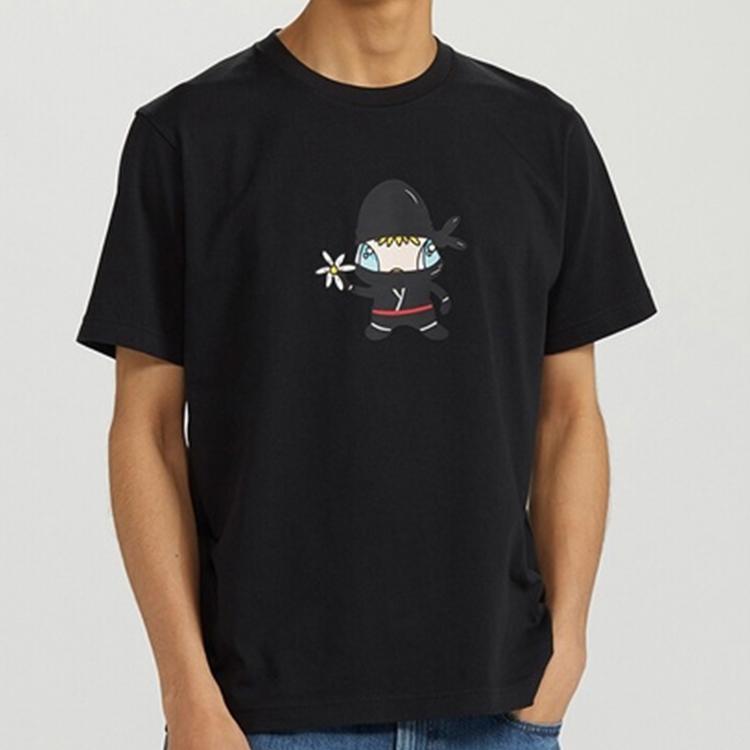 Uniqlo Javier Calleja Printed T-Shirt Unisex Tops Black 427280
