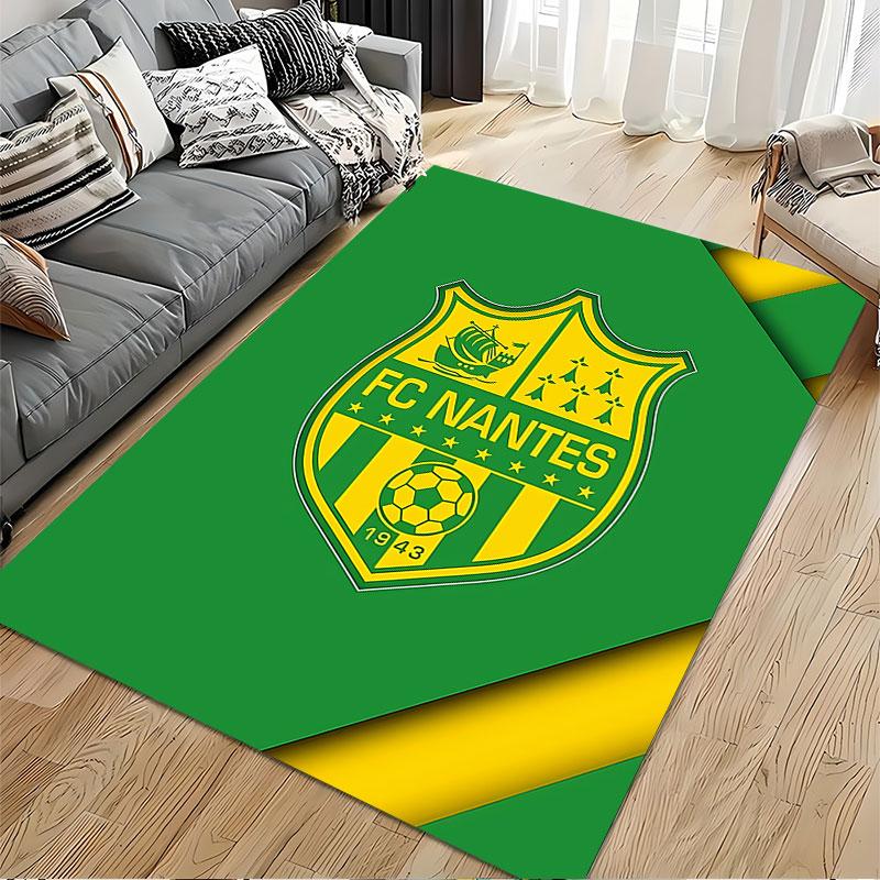 FC Nantes Logo Carpet Design suitable as a non-slip mat for the living room or bedroom sofa