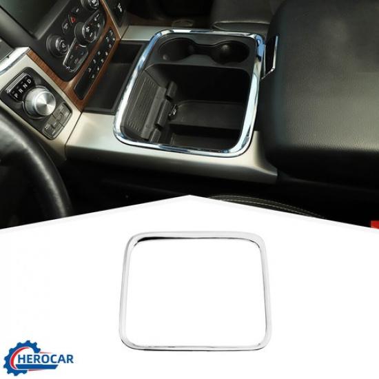 Center Central Storage Box Cover Trim Frame  For Dodge RAM 1500 12-2017 Chrome