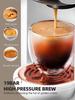 New Cafelffe 5 in 1 Multiple Capsule Coffee Machine Hot/Cold DG Cappuccino Nespresso Capsule ESE Pod Ground Coffee Cafeteria 19Bar,MK-606