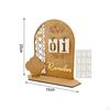 Eid Mubarak countdowns Calendar Decorative Wooden for Centerpiece