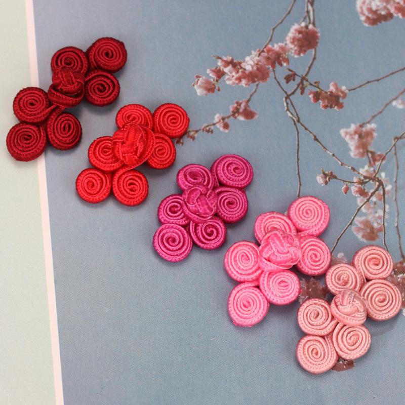 10 Pairs Retro Handmade Chinese Closure Buttons Knot Fastener for Sewing