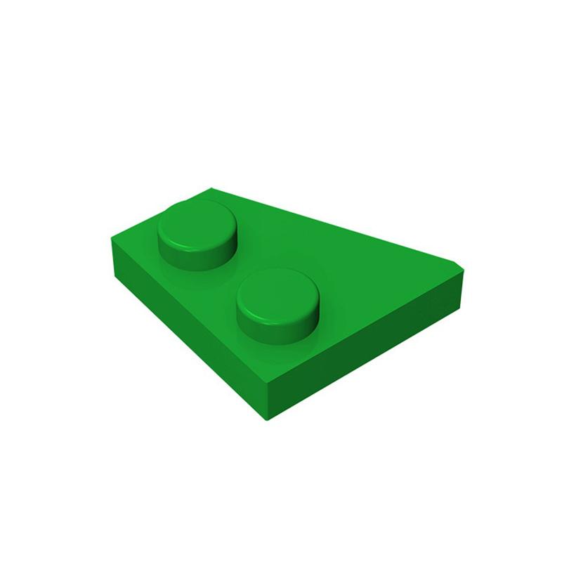 20PCS MOC compatibili assemblano particelle 24307 piastra one cuneo 2x2 blocchi di costruzione destra giocattoli di ricambio educa