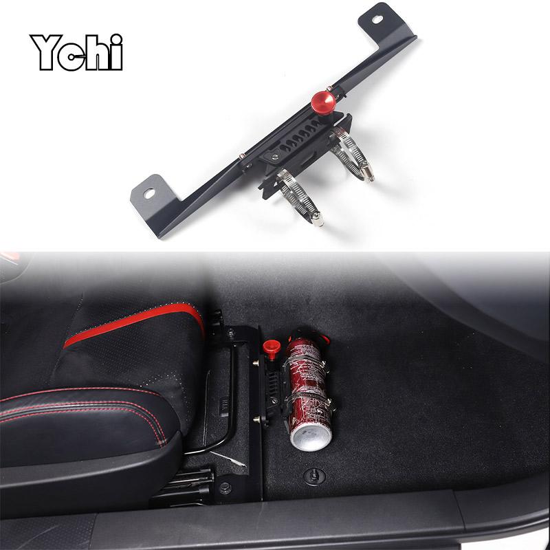 For Toyota 86 For Subaru BRZ 2012-25 Aluminum Alloy Front Passenger Seat Fire Extinguisher Bracket Car Modification Accessories
