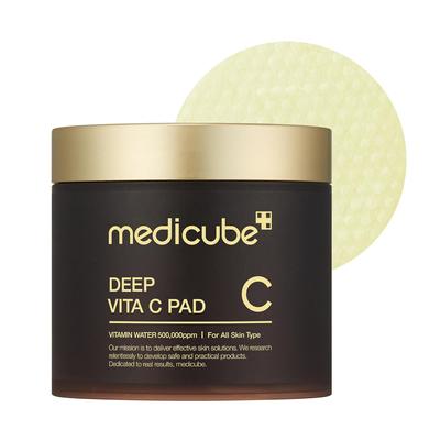 Medicube Deep Vita C Pad I Wiping Care para manchas escuras e áreas afetadas pela pigmentação (70 folhas)
