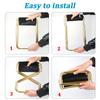 Portable Small Folding Stool Camping Stool Mini Size Mortable Stool for Travel Camping Hiking Fishing Gardening with Carry Bag