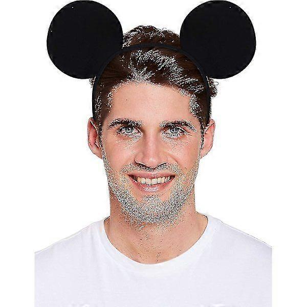 10 Κομμάτια Μαύρα Αυτιά Μίκυ Μάους για Ενήλικες/Παιδιά Αξεσουάρ Στέκας Κοστουμιού