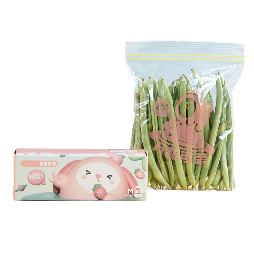Household Food Storage Bags High Seal Designs Keeps Food Freshing Prevents Odor Spread Materials Sturdy and Reusable