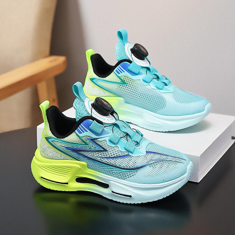 Boys' sports shoes 2025 new spring and summer children's running basketball shoes medium and large children and girls lightweight soft-soled shoes