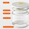 Glass Tupperware Set Airtight Containers Heat Resistant Lunch Box Food Storage Frozen Rice Container Salad Bowl