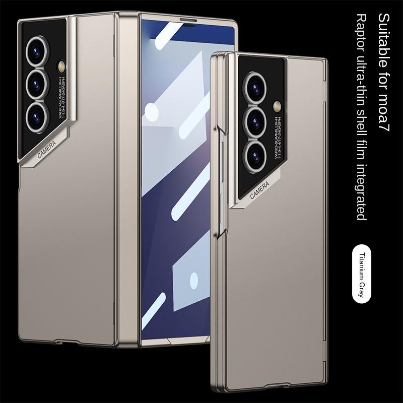 

Чехол для мобильного телефона Samsung Galaxy Z Fold7 Складной чехол Пленка Ультратонкий Raptor Точное отверстие для объектива Полная защита Жесткий AD11315 Galaxy Z Fold7